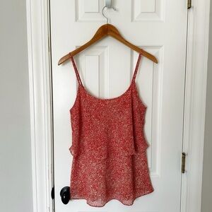 Cabi tiered cami in paprika Style 339, size M